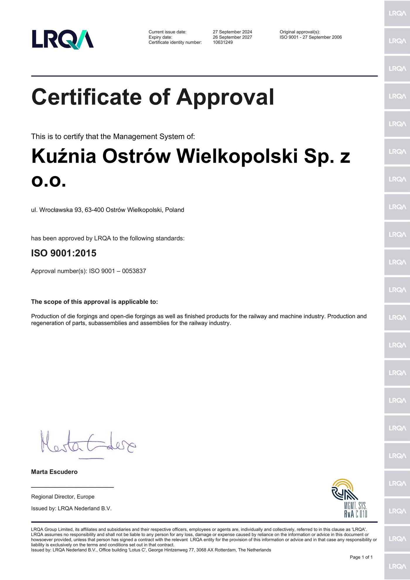 ISO 9001:2015